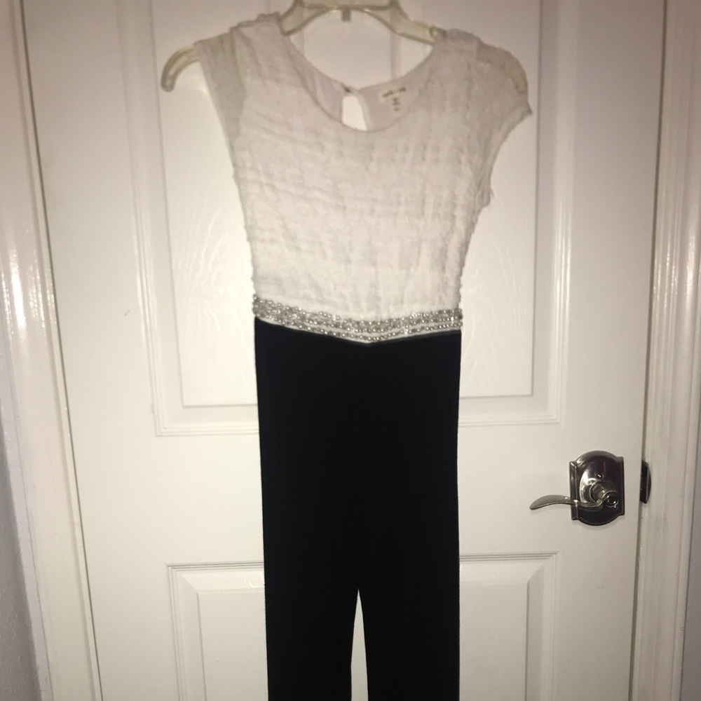 Black and White kids pantsuit